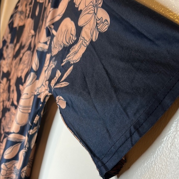 Reborn Blue/Brownish Short Sleeve Maxi Sundress - Picture 15 of 16